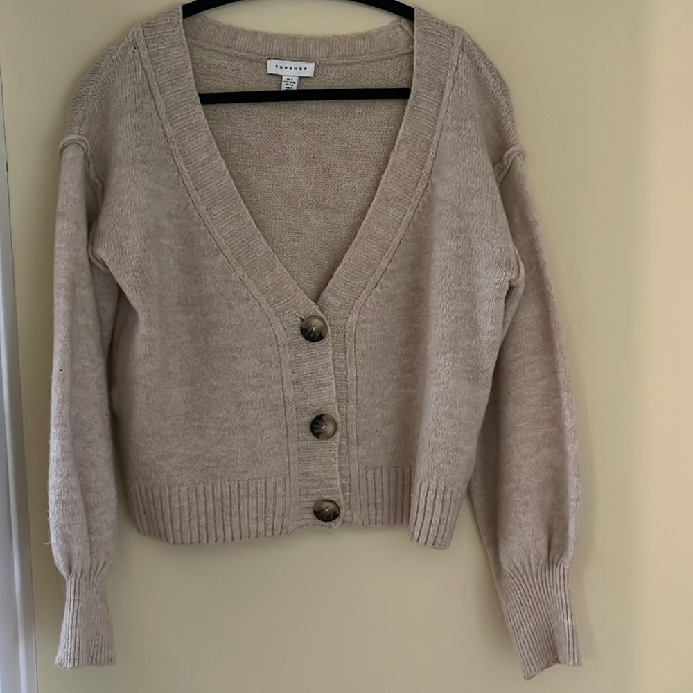 Tan Topshop Cardigan